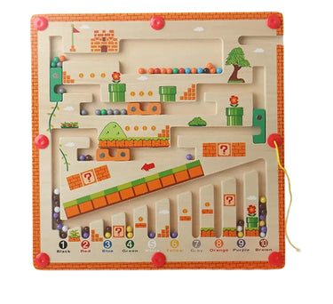 EcoToys LogicMaze | Discover and learn playfully - Montessori maze and color sorting game